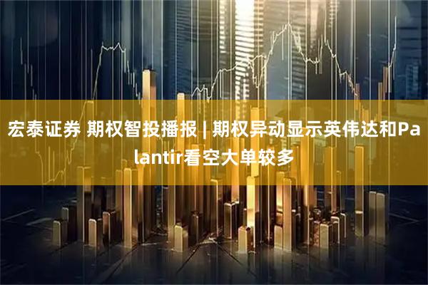 宏泰证券 期权智投播报 | 期权异动显示英伟达和Palantir看空大单较多