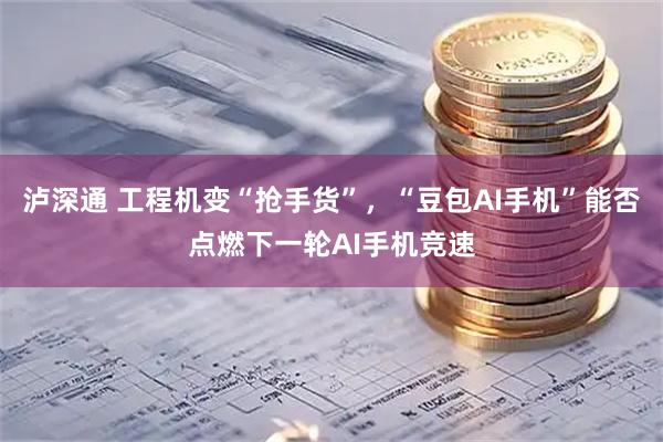 泸深通 工程机变“抢手货”，“豆包AI手机”能否点燃下一轮AI手机竞速