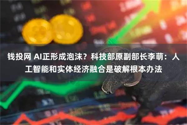 钱投网 AI正形成泡沫？科技部原副部长李萌：人工智能和实体经济融合是破解根本办法
